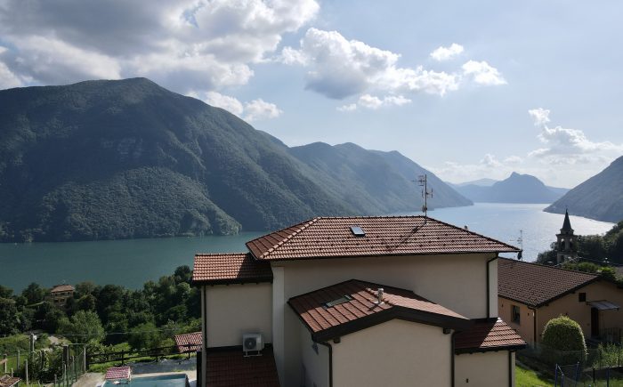 Hintere Ansicht Haus